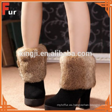 100% Real Rabbit Fur Boot Cuff / Boot Topper